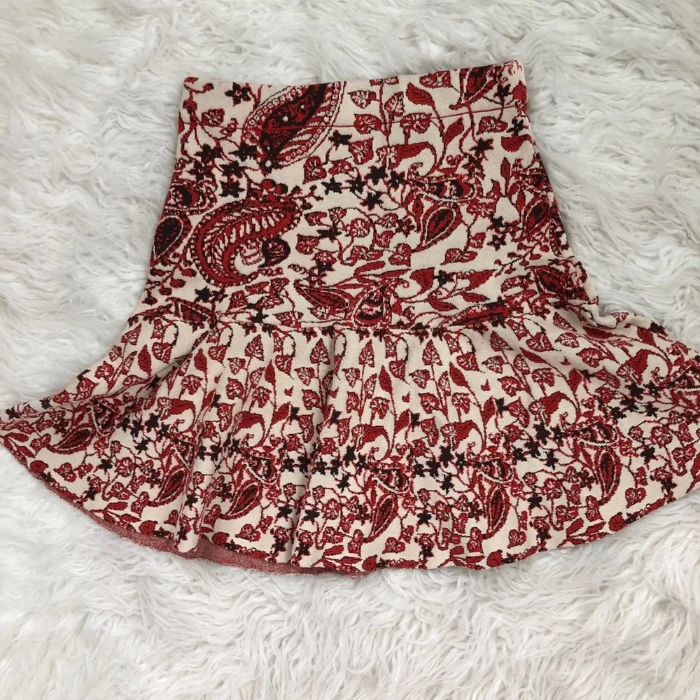 Boho‎ Skirt Fall Look Comfortable Stretchy Bohemian Pattern